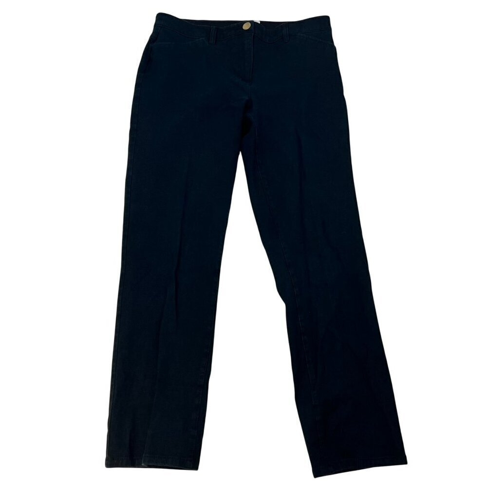 Chico's So Slimming Anke Pants Mid Rise Black Size Small